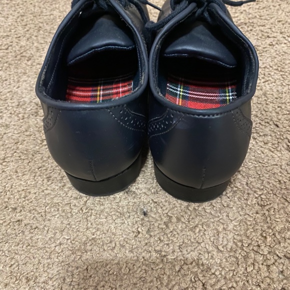Boys/Youth navy blue dress shoes - Picture 4 of 7